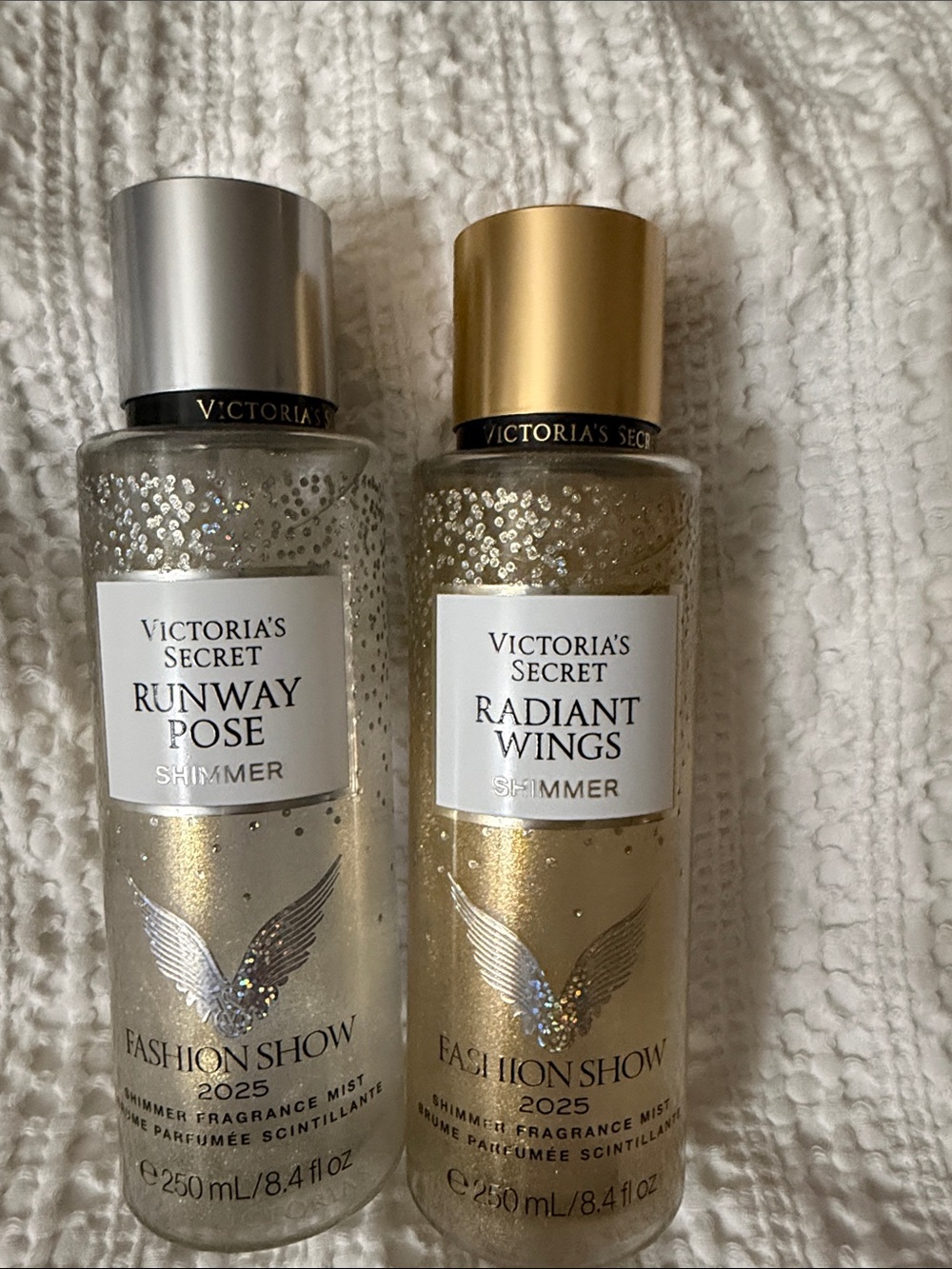 RUNWAY POSE RADIANT WINGS SHIMMER 
FASHION SHOW 2025 Victoria’s Secret